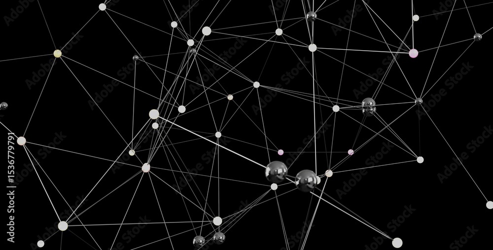 Poster high-tech stock photo of a network connection. ideal for tech, data, and connectivity concepts.