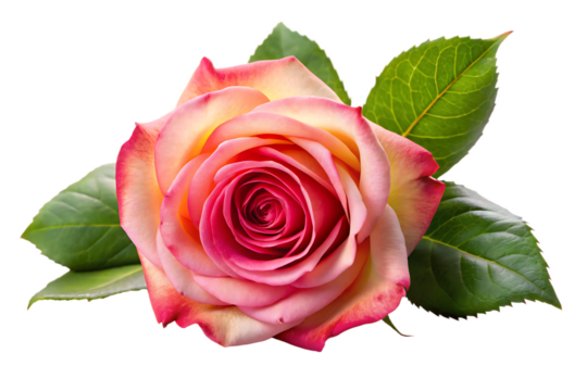 rose isolated on white background PNG,AI GENERATED