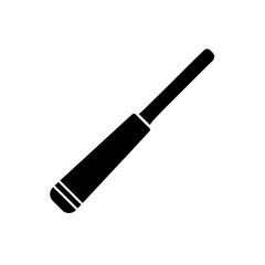 Cricket Bat Icon Vector Flat Clean Look Isolated