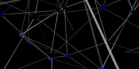 Stock photo of an abstract network.  Great for technology, connection, and digital concepts.