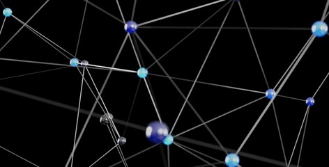 High-quality stock photo of an abstract network connection, ideal for technology, communication,...