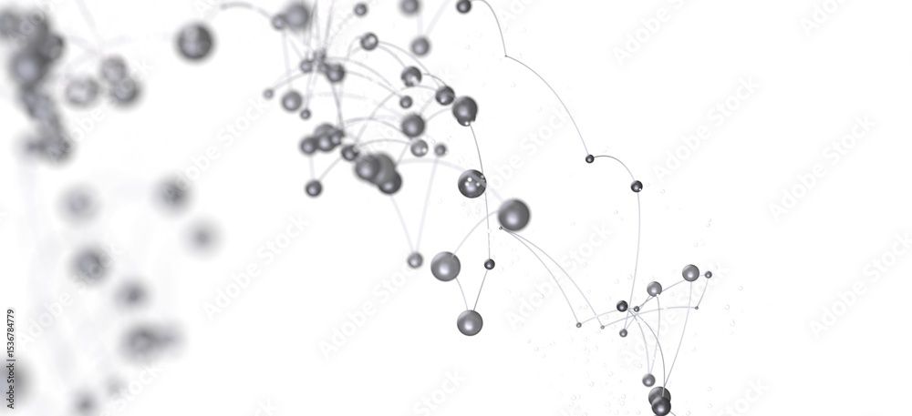 Poster stock photo of an abstract network. perfect for technology, connection, and communication concepts.