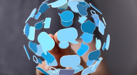 Seamless communication.  Connect globally with instant messaging and digital dialogue.