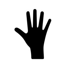 hand isolated on white background