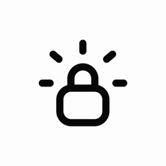 lock safety icon sign vector