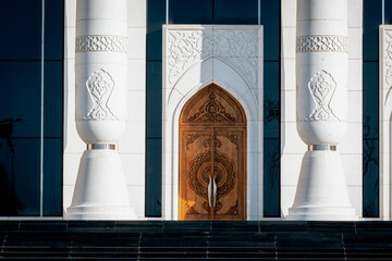 Entrance of Palace of International forums Tashkent Uzbekistan
