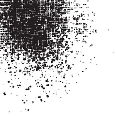 Stunning Black and White Abstract Texture Grunge Splatter Digital Art Background