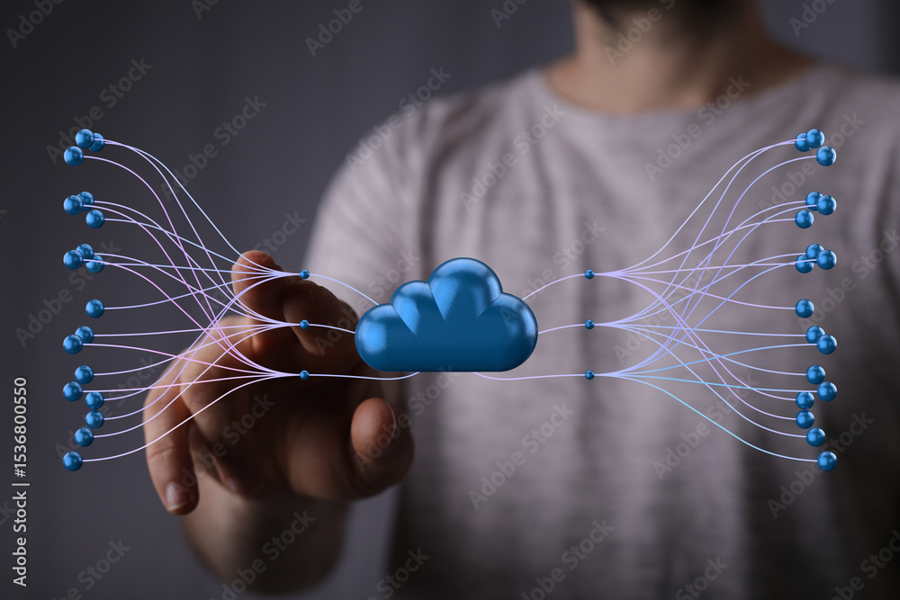 Poster Seamless data transfer and sharing via cloud computing.  High-speed network connections.