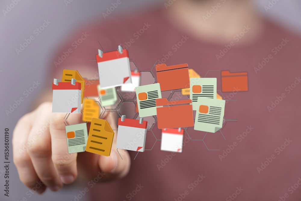 Leinwandbilder efficiently organize your digital files and documents. improve workflow and productivity.