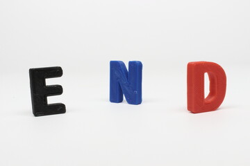 3Dプリンターが作る「END」