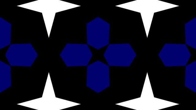 Kaleidoscope fractal motion graphics abstract minimal background. artistic simple motion.