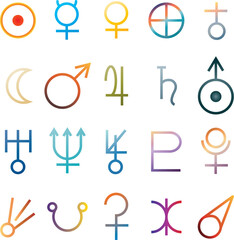 惑星記号　セット