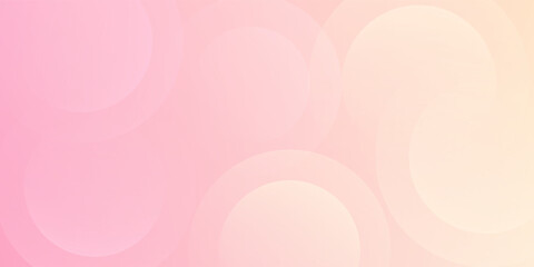 Minimalist banner background, pastel colorful, pink and yellow gradations.