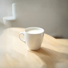 Fototapeta premium cup of coffee on the table