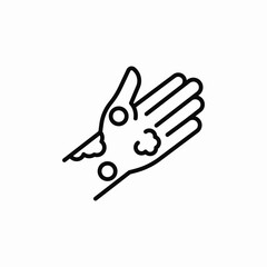 skin condition icon sign vector