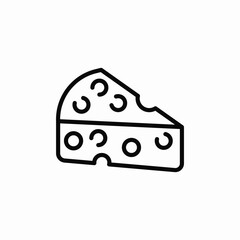 swiss cheese icon sign vector