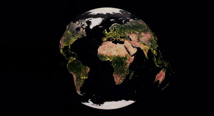 Earth at Night: A Stunning Visualization of Global Illumination