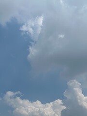 blue sky with clouds