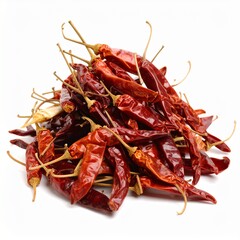 Fototapeta premium Pile of Withered and Dried Chili Peppers
