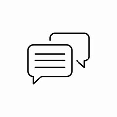 Naklejka premium messaging app icon sign vector