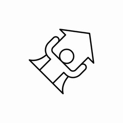 success career icon sign vector