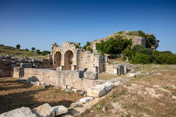 View from the Kremna Ancient City in Bucak, Burdur - Turkey.
