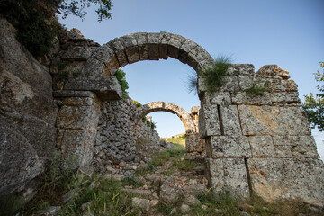 View from the Kremna Ancient City in Bucak, Burdur - Turkey.