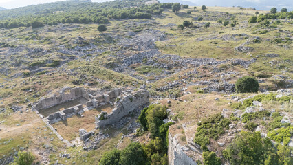 View from the Kremna Ancient City in Bucak, Burdur - Turkey.