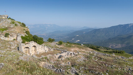 View from the Kremna Ancient City in Bucak, Burdur - Turkey.