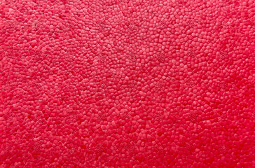 Red Polystyrene Foam Texture Background