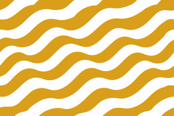 Abstract Gold and White Wave Pattern Seamless Texture for Design Projects