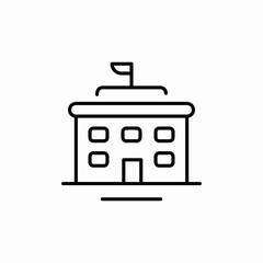 academy school icon sign vector