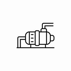 compressor tool icon sign vector