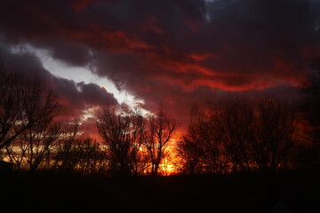 the types of sunset/ sunrise