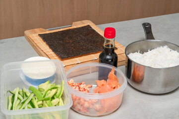 Essential Ingredients Needed for Making Delicious Sushi at Home Rice, Fresh Veggies, and More