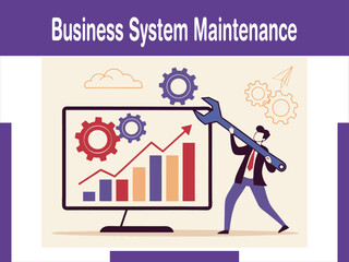 Business System Maintenance Animation