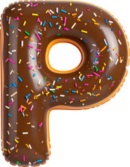 도넛 스타일 알파벳 모양 수영장 튜브