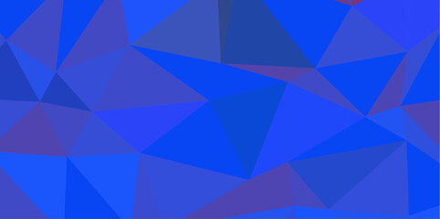 Fototapeta premium Modern Blue Polygonal Geometric Background Design