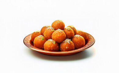 Indian Sweet Motichoor laddoo Also Know as Bundi Laddu or Motichur Laddoo Are Made of Very Small Gram Flour Balls or Boondis Which Are Deep Fried