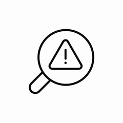 error search icon sign vector