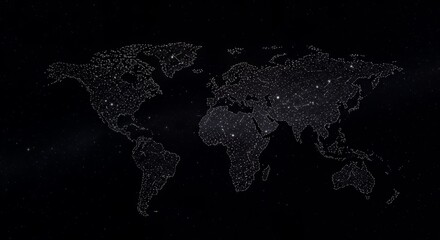 Celestial Globe: A Starry World Map