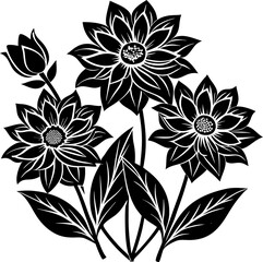 seamless pattern with flowers