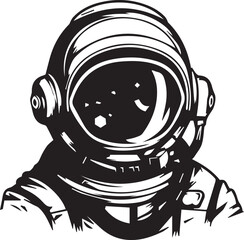   astronaut, vector concept digital art, hand drawn illustration