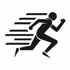 running man silhouette