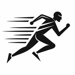 running man silhouette