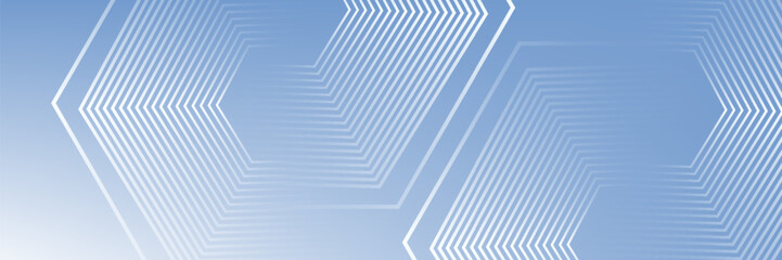 Abstract hexagon lines on gray background. Geometric stripe line art design modern