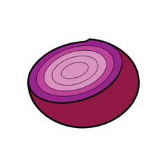 red onion slices