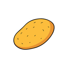slice of bread on white