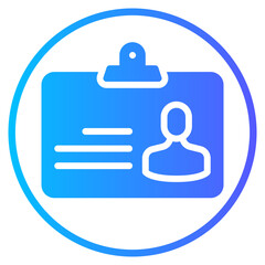 Congress ID gradient icon