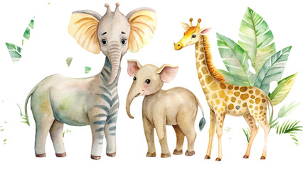 wild animals set